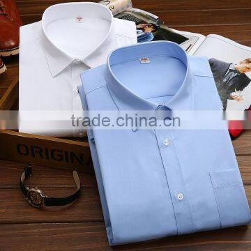 2016Men dress shirts design concise long sleeve shirts commerce shirt for OEM