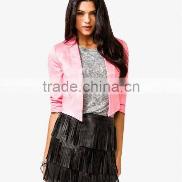 Cropped Shawl Collar Blazer