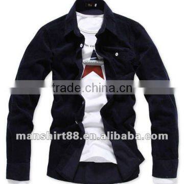 2016 Superbly Multicolor Men Corduroy Casual Shirt photo-5