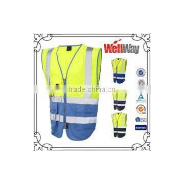 PU COATING UPF 50+ CUSTOMIZED HI VIS YELLOW WORK JACKET
