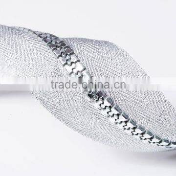 5# O/E Resin/Plastic Zips With Silver Teeth and Tape photo-3