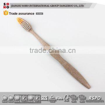 Brand new animal logo golden bristle children toothbrush with high quality