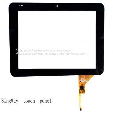 7 inch LCD capacitive touch panel for HSD070PWW1