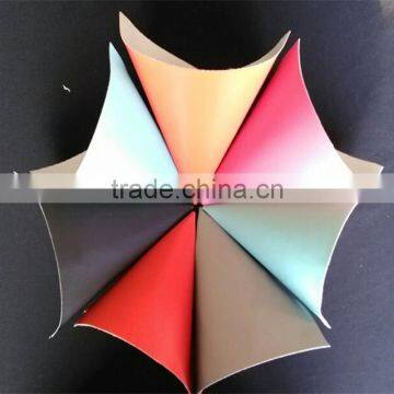 China Eco- Friendly Soft Reflective pu Leather for Shoes photo-2