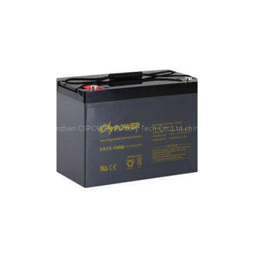 High quality 12V100Ah Deep Cycle Agm Battery factory