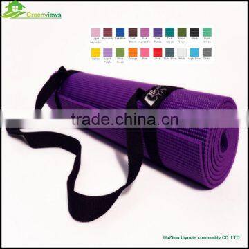 Yoga mat harness strap yoga mat with carrying strap pvc exercise yoga mat