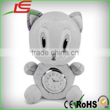 hot ashen stuffed plush doll animal cat elephant clock