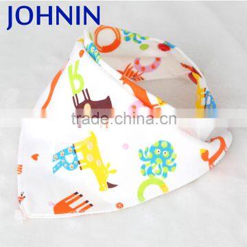 2017 wholesale Amazon hot sale popular soft cotton baby bandana bibs