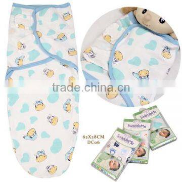 baby swaddle wrap envelope for newborns 100% cotton sleeping bag for 0-3month