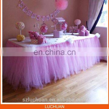 Customized Luxury Tulle Customized Color High Quality Ruffled able skirt for wedding