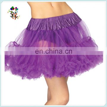 Cheap Adult Party Wear Tulle Purple Sexy Tutu Dress HPC-1893