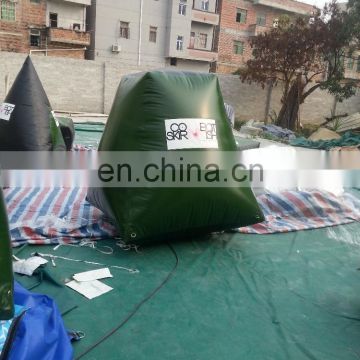 hot sale pvc inflatable paintball bunkers/inflatable paintball arena