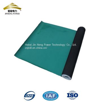 green 3mm anti-static insulating rubber sheet floor mat