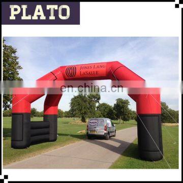 PVC tarpaulin inflatable square arch/outdoor garden design inflatable arch