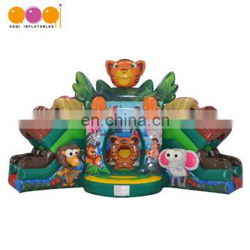 factory price interesting safari park kids inflatable bouncy amusement park