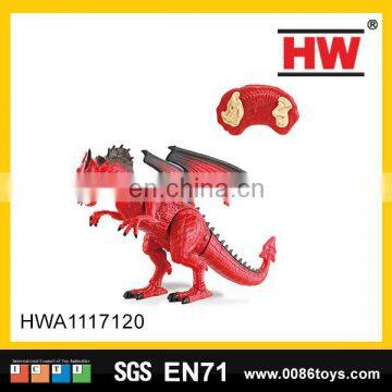 New infra-red remote control animal rc dinosaur toy with sound & light