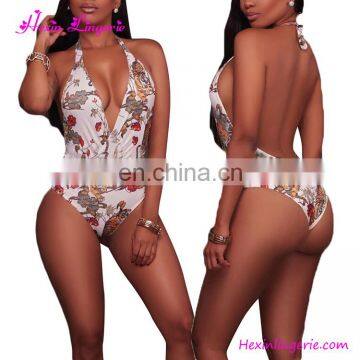 Hot Selling Custom Swimsuit Printing Sleeveless Lady Summer Bikini