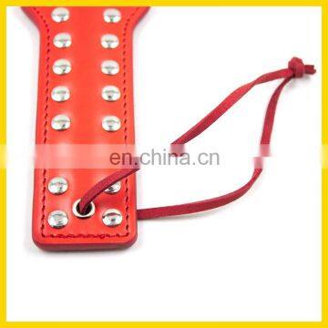 Spanking Paddle Custom Leather Paddle, Breast Sex Toy photo-4