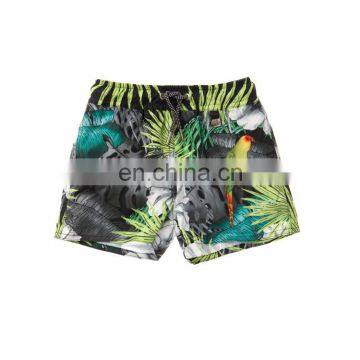 High quality custom kids swimwear print boys beach shorts swimming trunks