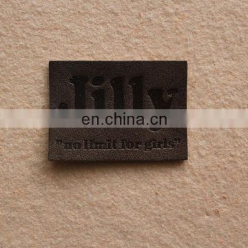 general embossed leather badge for jeans