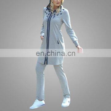 2017 Newest Muslim Women Sportswear Wholesale Tracksuit for Ladies