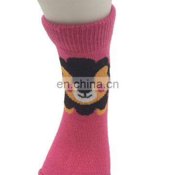 Baby Soft Stripe Pattern Carton Tube Cotton Nonslip Socks photo-2