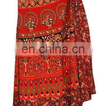 Hand Block Print Wrap Skirts / Women's Beach Wrap Skirt Wraps Sarong Online