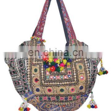 Banjara Bags Vintage Hobo Sling Tote Ethnic Tribal Gypsy Handmade Indian Hippie Hobo Coins Cowrie Women Sac Purse Tote Hand