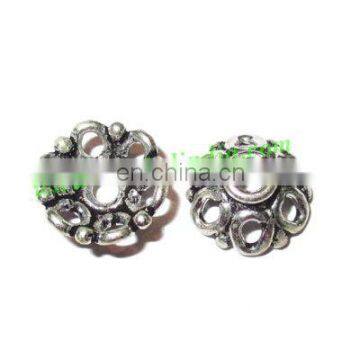 Silver Plated Caps, size: 5.5x12mm, weight: 1.18 grams. BMSPCP001