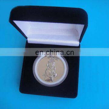 Personalized 3D Coin Design, Metal Silver Plated Souvenir Coin, Coin Set in Gift Box