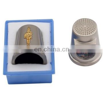 2015 high quality customize logo novelty gift metal souvenirs thimble