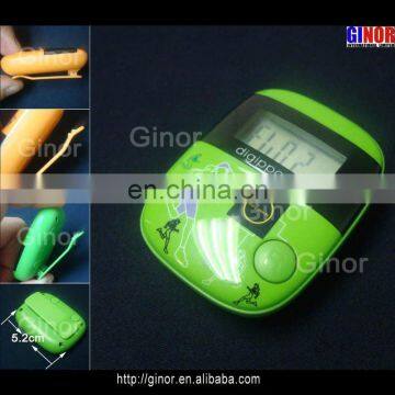 digital pedometer with clip for waist