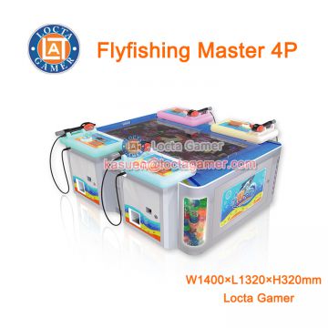 Zhongshan amusement redemption FlyFishing Master 4P Fish Hunting Game, Shooting Fish Machine coin operated