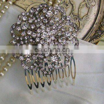 fashion rhinestone bridal hair comb