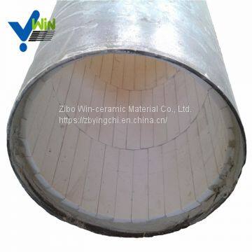 High hardness ceramic lined elbow stainless steel pipe with low price