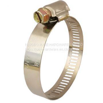 Stainless steel W4 American type hose clamp