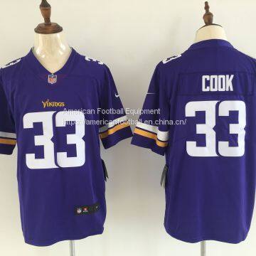 Minnesota Vikings #33 Cook Purple Jersey