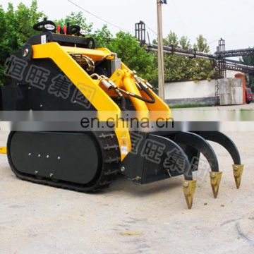 Compact Mini Rubber Track Skid Steer Loader