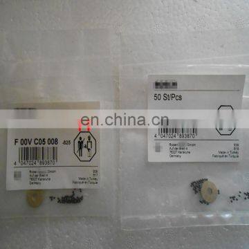 genuine common rail injecor repair kit stainless steel ball F00VC05008