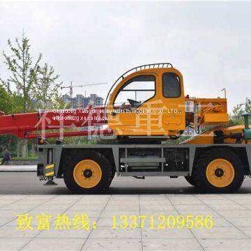 Sell 12t walking crane four - wheel drive cross-country crane manufacturers for direct supply