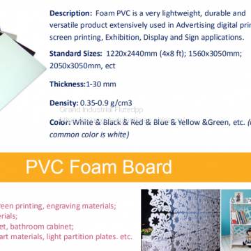 1-35mm PVC foam sheet