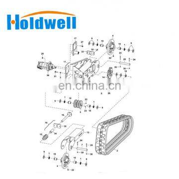 HOLDWELL high quality Oil seal 6679135 fot mt50 / mt52 / mt55 /MT85 Mini Track Loader