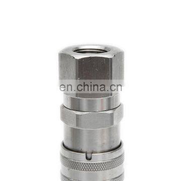 High Precision Factory Direct Supply Flat Face Type ISO 16028 Hydraulic Quick Coupling for Skid Steer Loader photo-5
