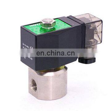 GOGO 0-200bar 2 way SS304 water high pressure solenoid valve 1/4" BSP 12V DC Orifice 1.2mm normal close SPG-01 stainless steel