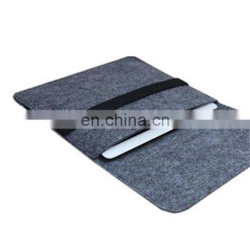 Custom Logo Printing 13.3inch Felt Messenger Leather Laptop Bag photo-6