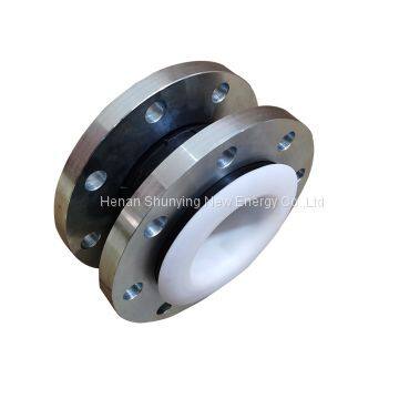 Henan Shunying Galvanized Carbon Steel Flange Rubber Expansion Joint With PTFE Liner photo-3