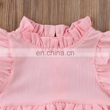 2018 Baby Summer Walk Rompers Baby Girl Lace Flower Jumpsuit photo-3