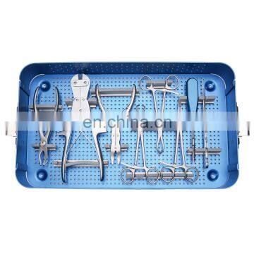 CE & ISO Marked Bone Surgery Instruments Micro Plate Instrument Set for Small Fragment Orthopedic Surgical Implants photo-4