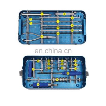 China Manufacture Medical Interlocking Nail Removal Set Orthopedic Surgical Intramedually Nail Instruments