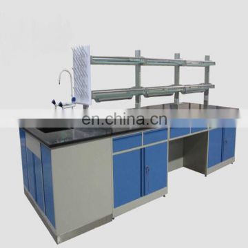 Laboratory furniture/Island center Chemical metal Lab table/ University Science customize